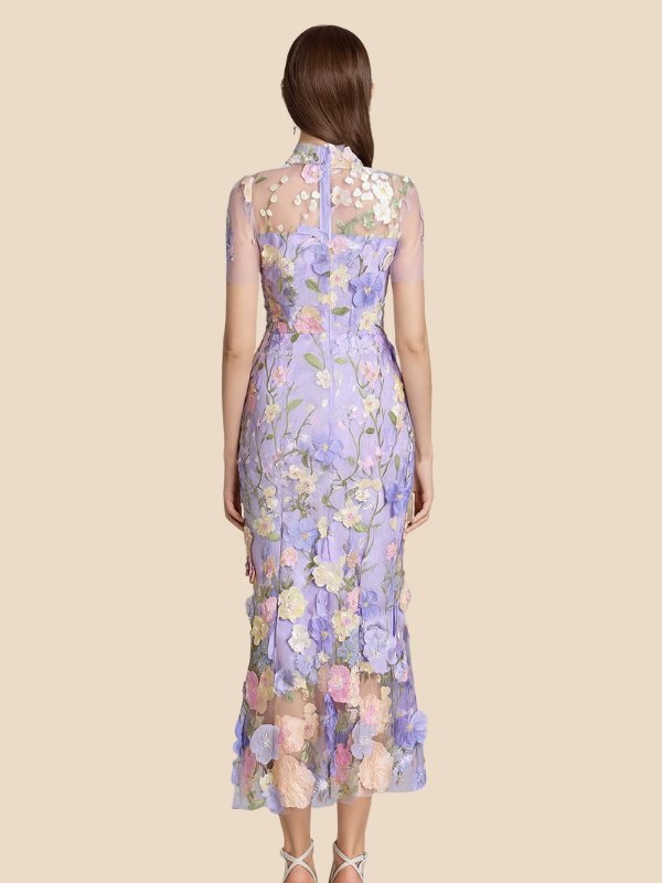 Marcelline | Women’s Embroidered Maxi Dress4