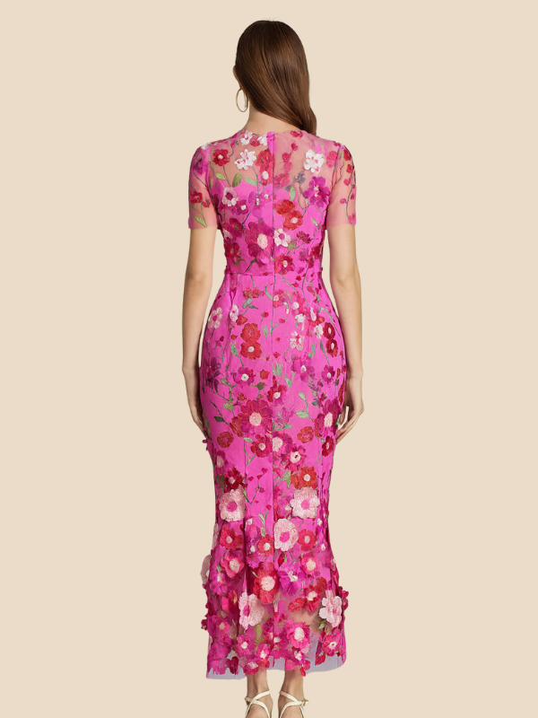 Marcelline | Women’s Embroidered Maxi Dress5