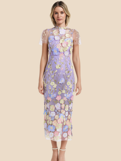 Marcelline | Women’s Embroidered Maxi Dress7